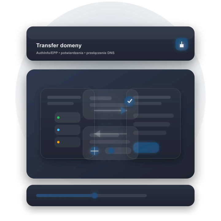 Domeny - trasfer